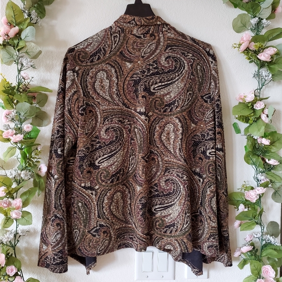 2 Pcs. Cocktail/Party Long Sleeve Jacket & Long Black Dress - Picture 10 of 13